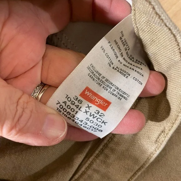 Wrangler Cargo Style Jeans 36 x 32 (JY) - Picture 10 of 16